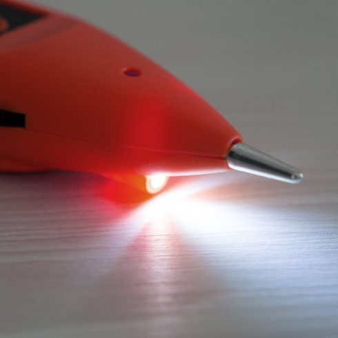 Érpárkereső hangjelzéssel, LED-del - RJ45 kábel teszter 25341