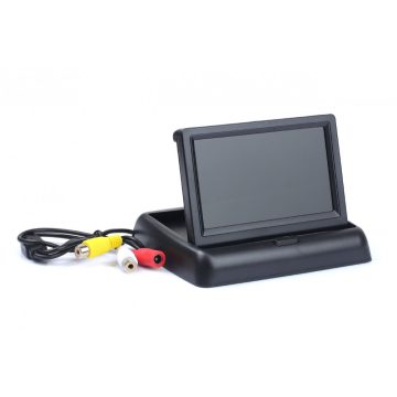 4,3" monitor összecsukható