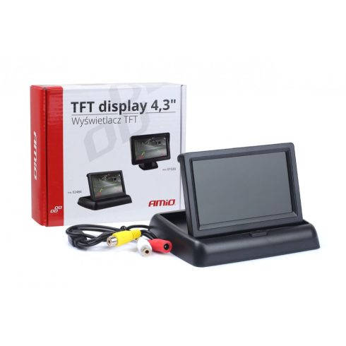 4,3" monitor összecsukható