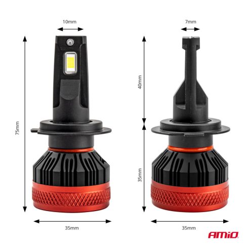 LED H7 helyére X3 Canbus 90 Watt