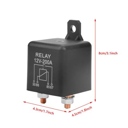 Relé 12V 200A