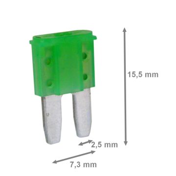 Biztositék villás Mikro2 30A