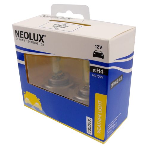 H4 12V 60/55W Sárga izzó