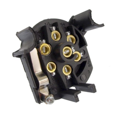 Utánfutó csatlakozó aljzat 7 pólusú