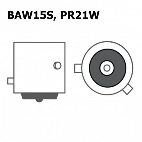 Izzó PR21W 12088CP Piros