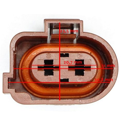 Seat Audi Volkswagen Skoda fékrendszer csatlakozó 2 pólusú