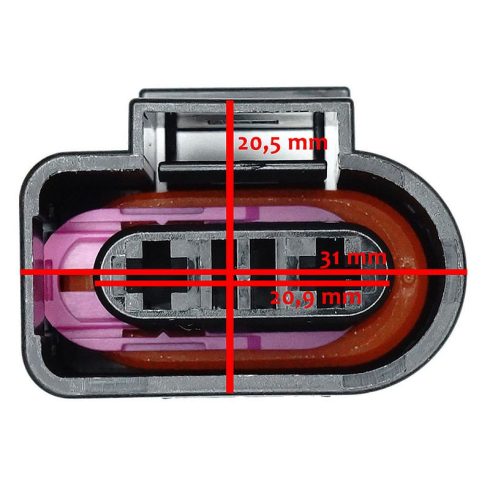 Bosch csatlakozó 2 pólusú 1K0973202