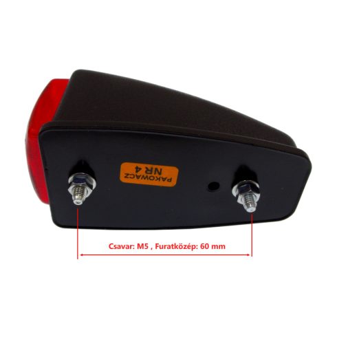 Magasságjelző lámpa Piros