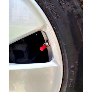 Szelepsapka aluminium Piros