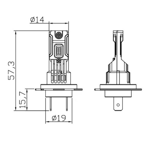 Led H7 Plug and Play 10.000 Lumen
