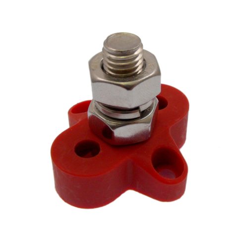 Vezeték elosztó M10 BUSBAR 150 A Piros