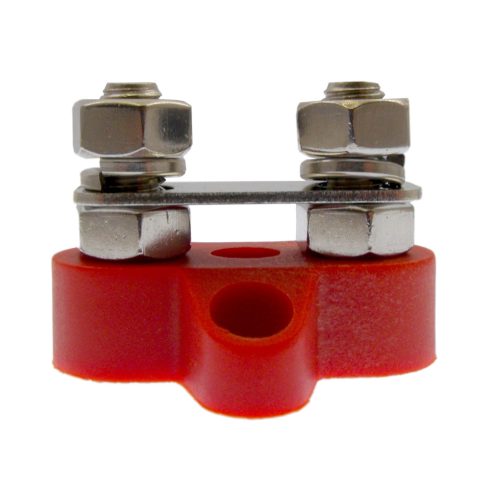 Vezeték elosztó BUSBAR M8*2 150A Piros