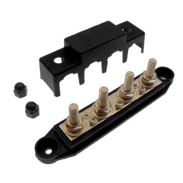 Főkábel elosztó Busbar M8 250A Fekete