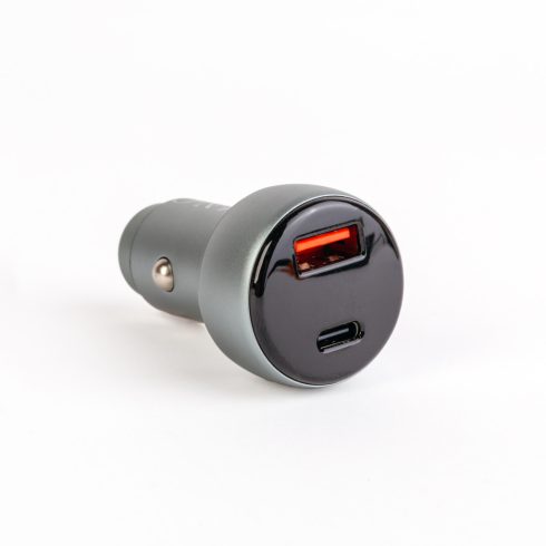 Szivargyújtós USB gyorstöltő Type-C 48W 12-24V