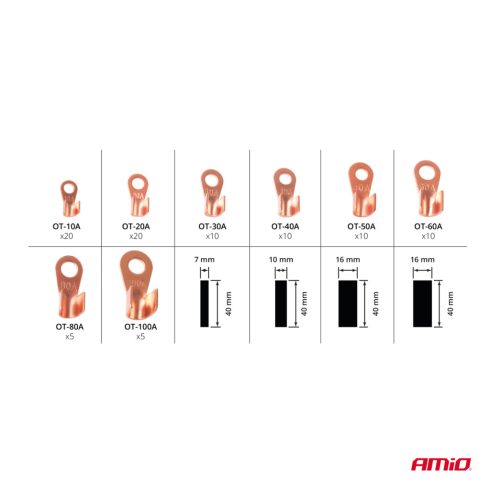Szemes saru és zsugorcső készlet 90-90 db-os