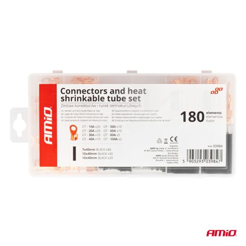 Szemes saru és zsugorcső készlet 90-90 db-os