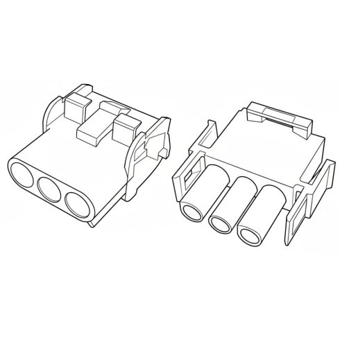 Univerzális csatlakozó 3 pólusú