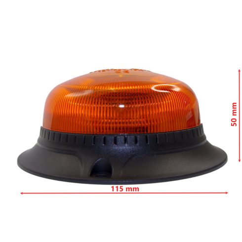 LED villogólámpa csavarozható 115x50 mm