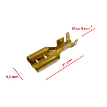 Csúszósaru anya 9,5 mm