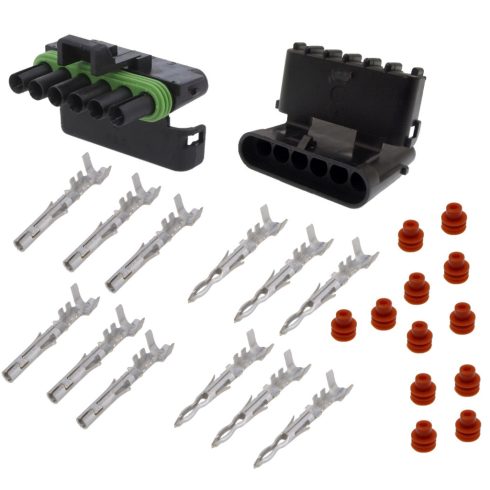 Vízmentes csatlakozó szett 2,5 mm2-es vezetékhez 6-os