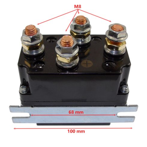 Nagyáramú relé csörlőhöz 12V 500A