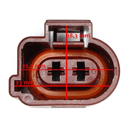 Audi, Seat, Skoda, VW Fékrendszer csatlakozó 2 pólusú 1J0973722A