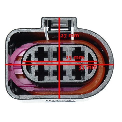 6 pólusú Bosch csatlakozó 1J0973733