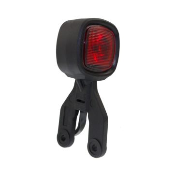 Szélességjelző gumilámpa piros-fehér ledes