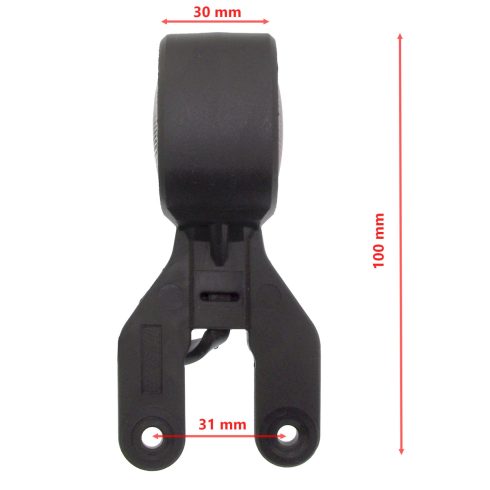 Szélességjelző gumilámpa piros-fehér ledes