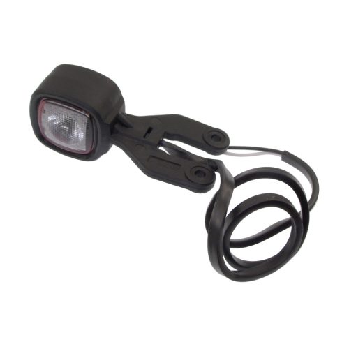 Szélességjelző gumilámpa piros-fehér ledes