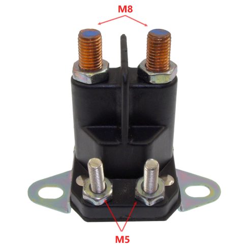 Fűnyíró önindító mágneskapcsoló 80A
