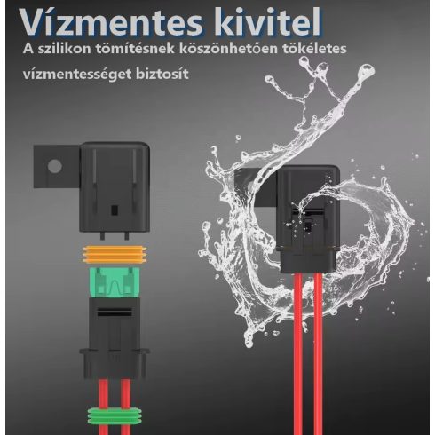 Biztosíték tartó vízmentes csavarozható