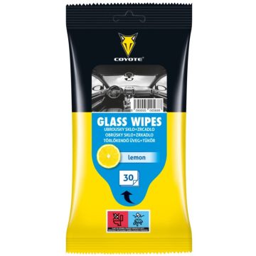 Üveg és tükör törlőkendő