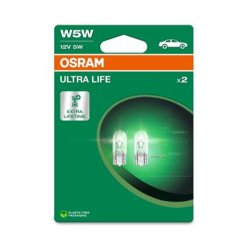 Osram 5W T10 izzó Ultra Life 2825ULT-2BL