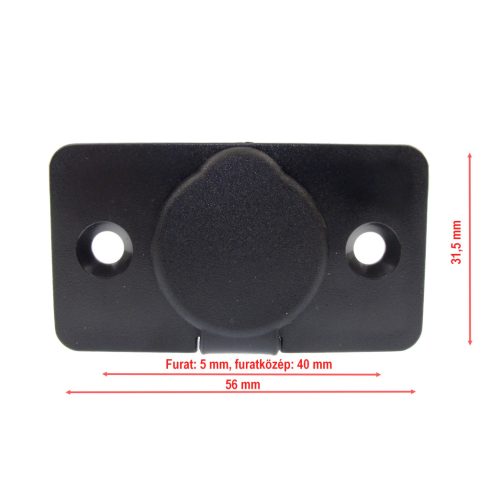 Szivargyujtó aljzat beépíthető fedeles