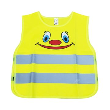 Láthatósági mellény gyerekeknek Smile sárga