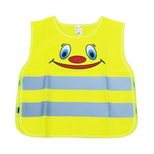 Láthatósági mellény gyerekeknek Smile sárga