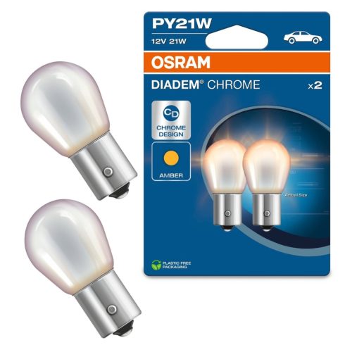 Index izzó krómozott sárga Osram 7507DC-2BL