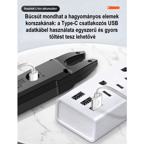 Intelligens digitális lakatfogós multiméter AC/DC 100A