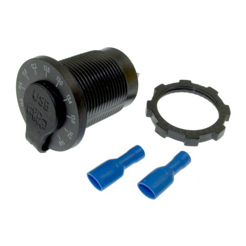 Beépíthető autós USB töltő voltmérővel