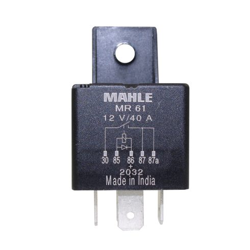 Relé 12V 5 lábú dupla kimenetes diódás MR61