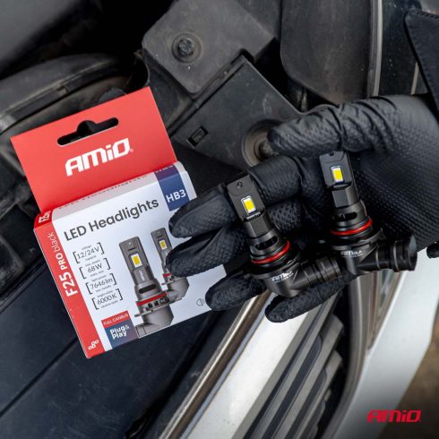 Led HB3 helyére 68W F25 Pro Black