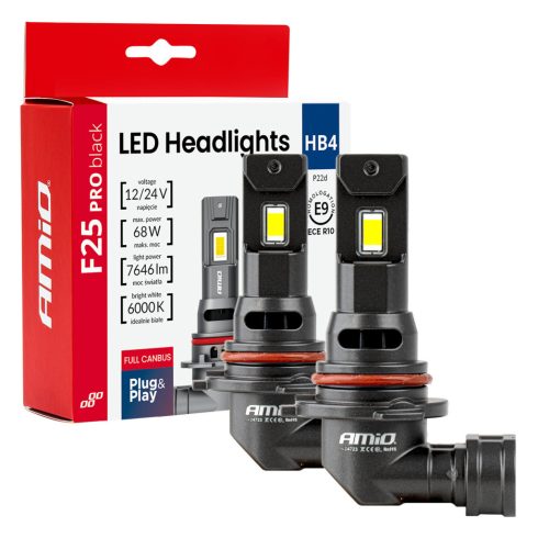 Led HB4 helyére 68W F25 Pro Black
