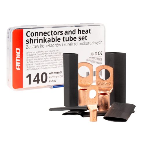 Prémium Réz Saru és Zsugorcső Készlet (140 darabos)