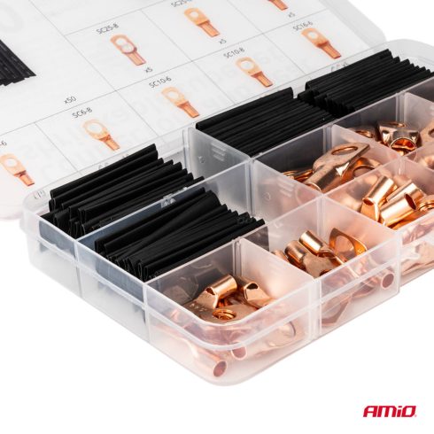 Prémium Réz Saru és Zsugorcső Készlet (140 darabos)