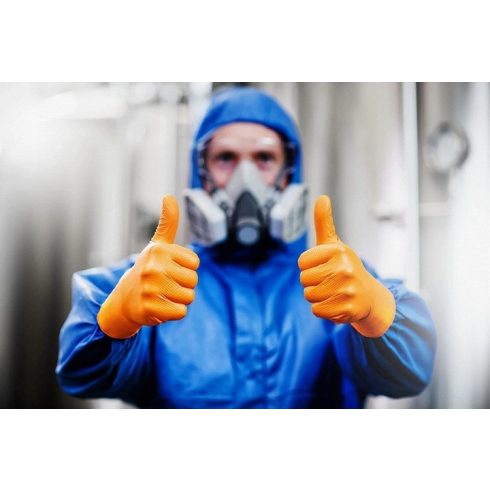 MERCATOR gogrip Orange – Prémium Nitril Kesztyű XL 50 db-os