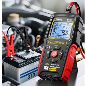 Digitális Akkumulátor Teszter (12V / 24V)