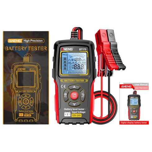 Digitális Akkumulátor Teszter (12V / 24V)