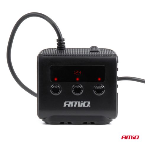 Profi Autós Töltőállomás és szivargyujtó Elosztó – 180W, LED Kijelzővel