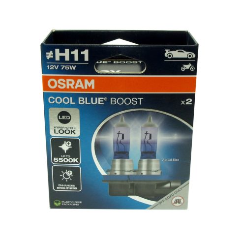 Osram H11 12V 75W +100% 5500 K Cool Blue
